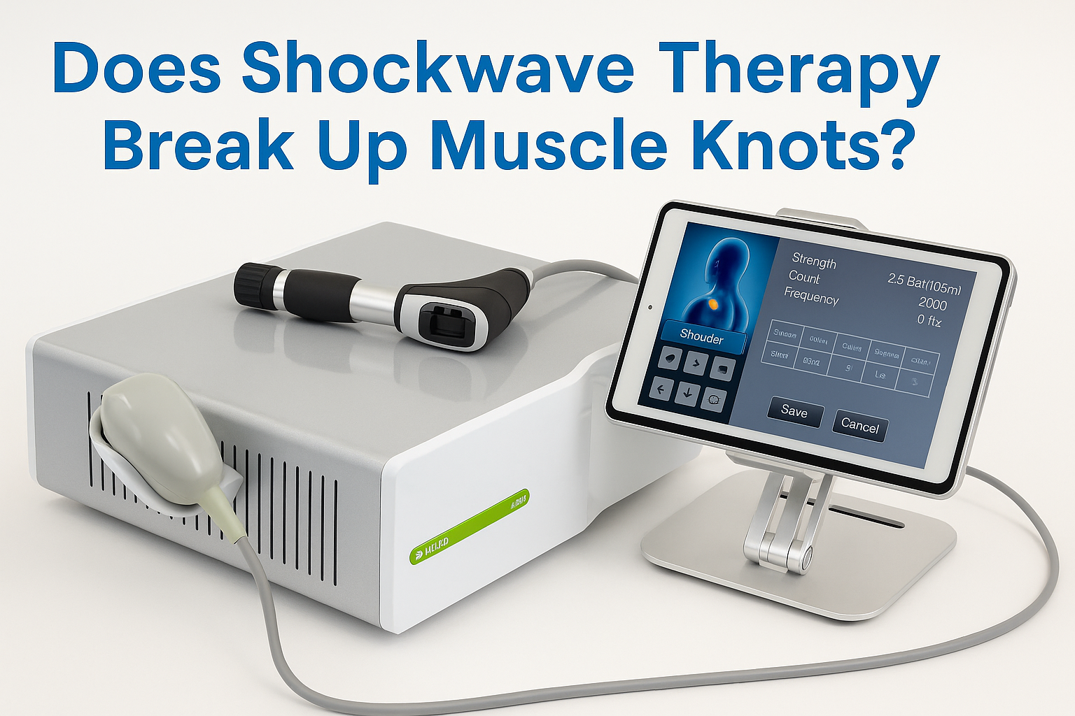 Does Shockwave Therapy Break Up Muscle Knots?