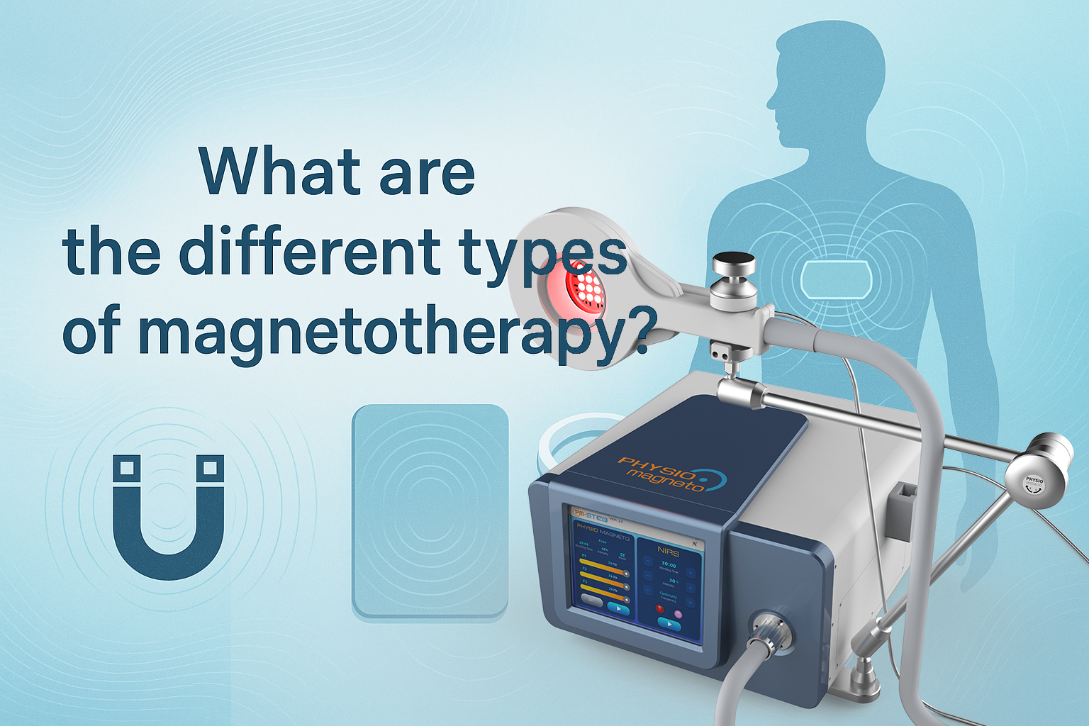 What are the different types of magnetotherapy?