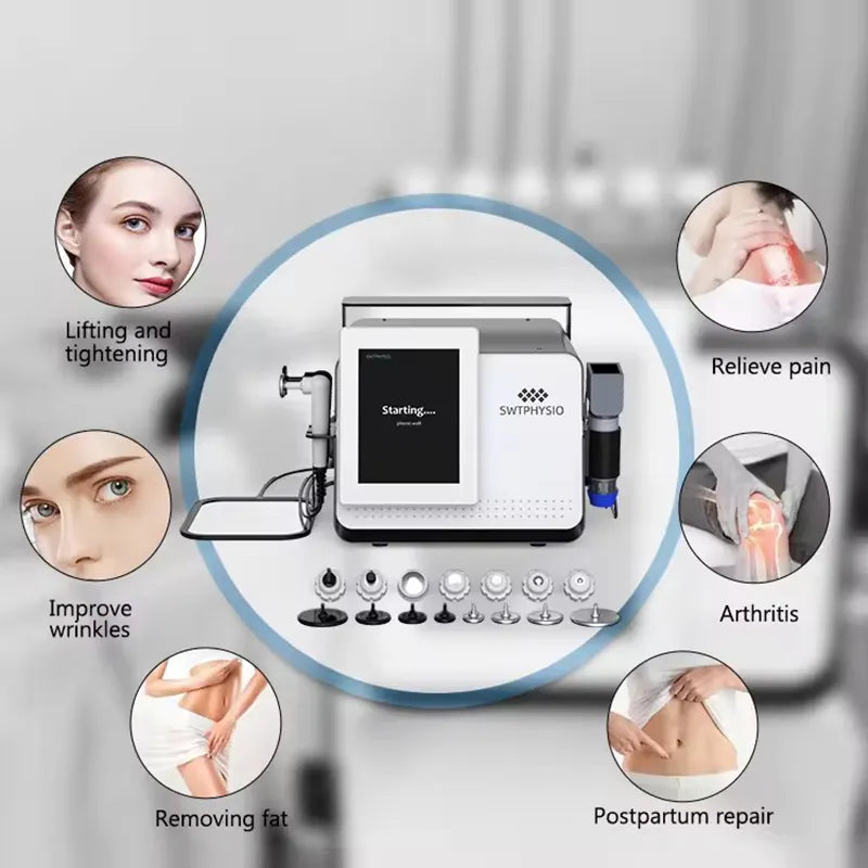 Multifunction 4-in-1 Shock Wave Vacuum EMS 448K Body Care Machine for Slimming & Cellulite Removal