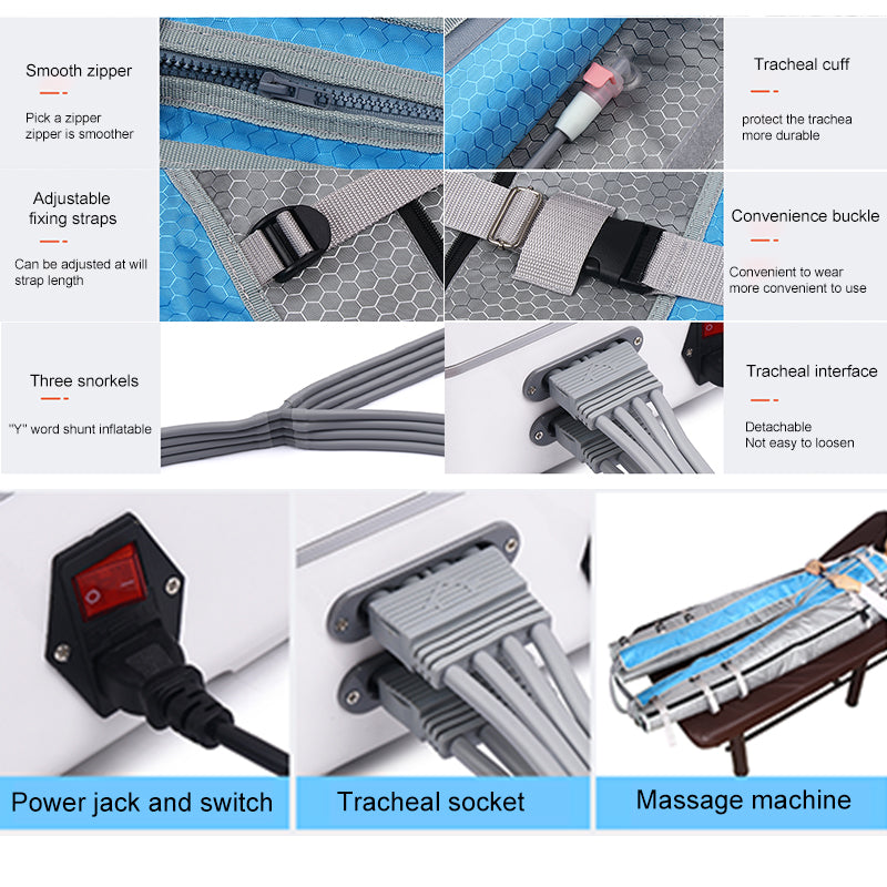 SA06B Air Compression Lymphatic Drainage Machine – Professional Air Wave Massage Device