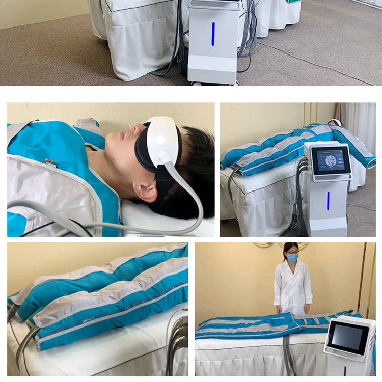 BR619 PRO IR Pressotherapy Machine Infrared Lymphatic Drainage Slimming & Massage System Physical Therapy Equipment