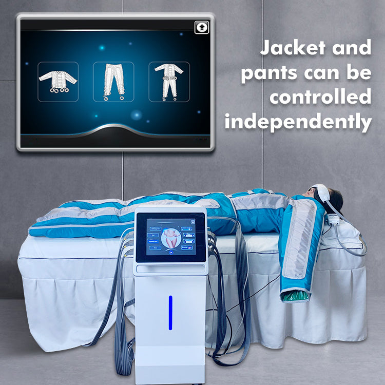 BR619 PRO IR Pressotherapy Machine Infrared Lymphatic Drainage Slimming & Massage System Physical Therapy Equipment