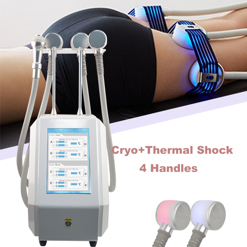 Cryoskin C10 Cryo Thermal Shock Body Sculpting Machine with 4 Pads safe fat reduction & skin firming