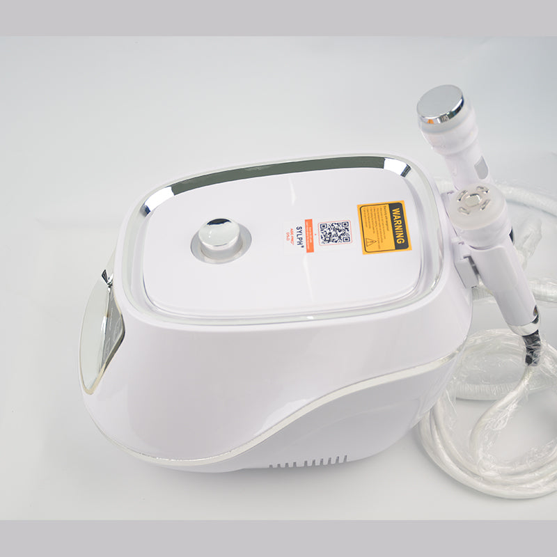 AGE-PRO Cryotherapy RF Facial Machine – Dual Handle Cooling & Heating Ultrasonic Skin Tightening Device