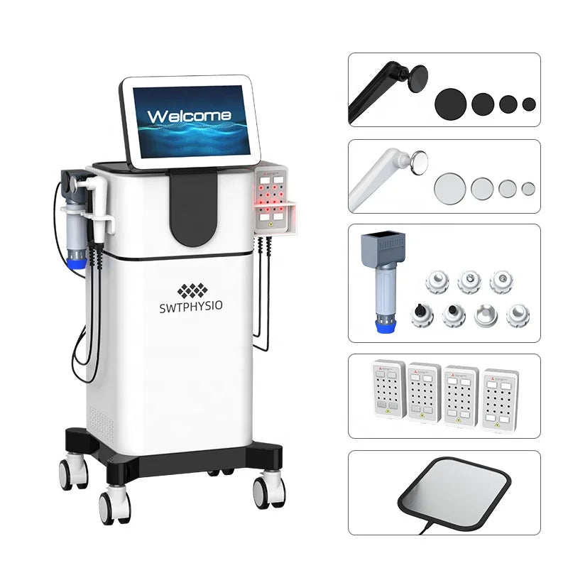 Professional New Vertical 4 in 1 Pain Relieve Wrinkle Removal Anti Aging 448khz Tecar Fat Burn CET RET Physical Therapy Machine