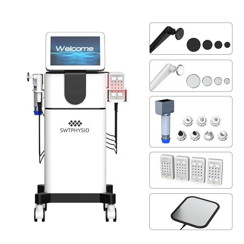 Professional New Vertical 4 in 1 Pain Relieve Wrinkle Removal Anti Aging 448khz Tecar Fat Burn CET RET Physical Therapy Machine