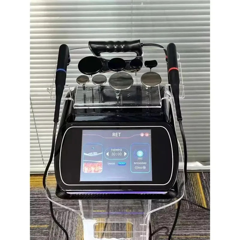 INDIBA 448KHZ Tecar Therapy Machine Slimming Pain Relief SPA Beauty Skin Rejuvenation Diathermy Equipment