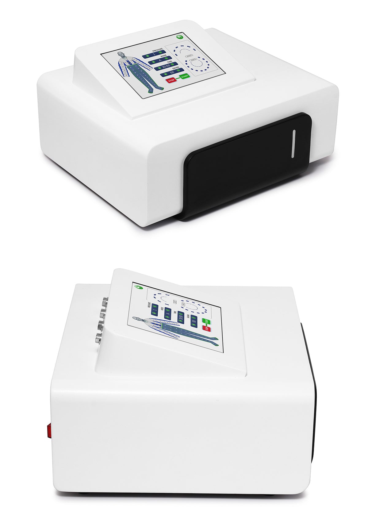 SA10F 36-Airbag Full-Body Pressotherapy Machine — Jacket + Pants, 6 Modes, Infrared