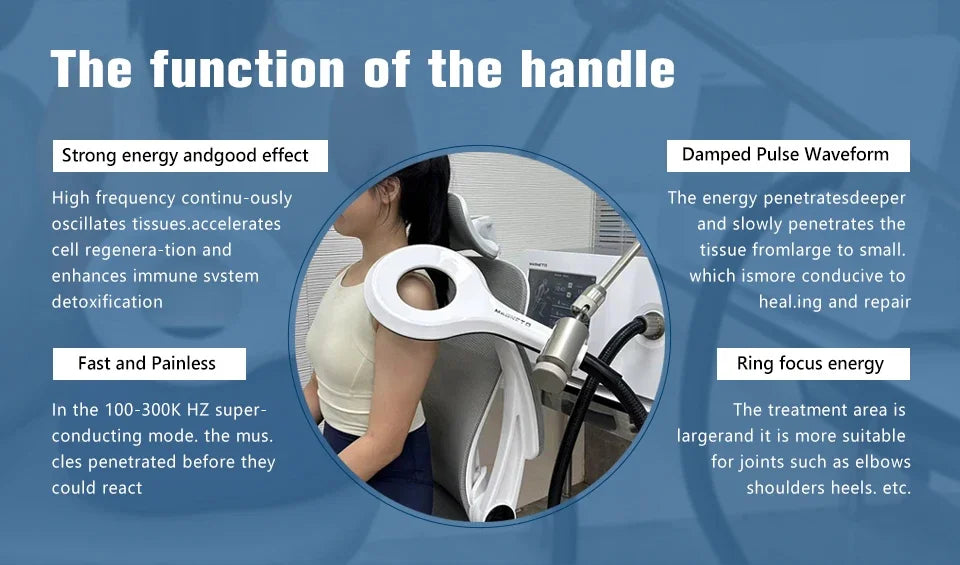 EMTT Magneto Transduction Magnetic Therapy for Pain Relief Sport Injuries Treatment Electric Body Massager Machine