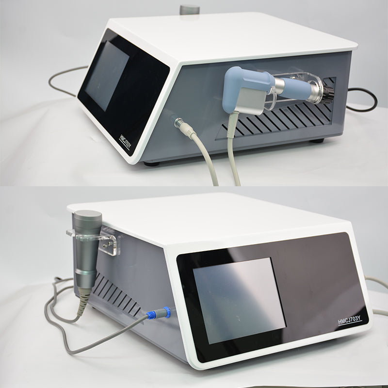 Ultrasound + Shockwave Therapy Machine – Dual Handle Physiotherapy Device for Pain Relief & Rehabilitation