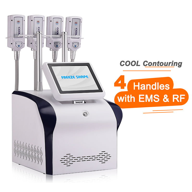Professional Cryolipolysis Freeze Shape Cryo+EMS+RFfor Fat Reduction, Firming & Lymphatic Drainage Tightening & Sculpting