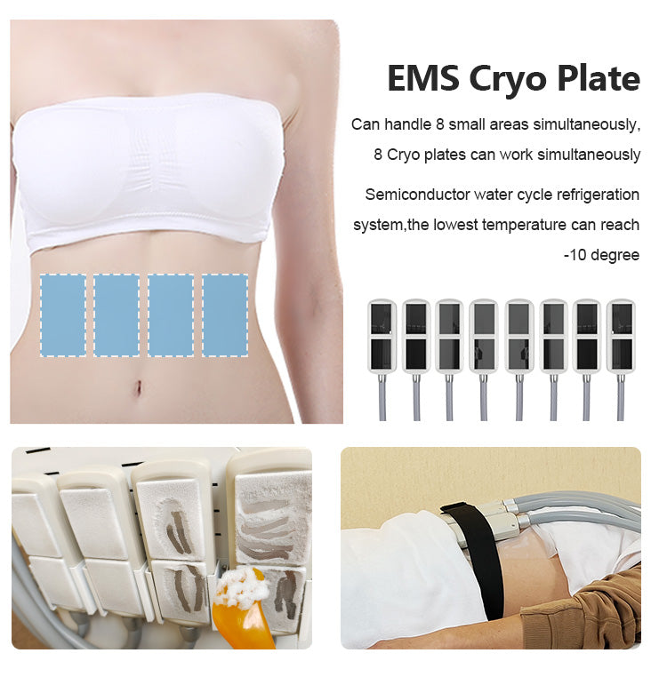Professional XM-278 PRO Cryolipo Cryotherapy cryoskin Maxlipo Fat Freezing Body Shape System Cryolipolysis & EMS Slimming Machine for Spa