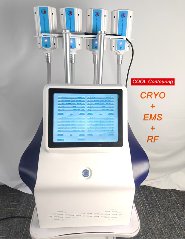 Professional Cryolipolysis Freeze Shape Cryo+EMS+RFfor Fat Reduction, Firming & Lymphatic Drainage Tightening & Sculpting