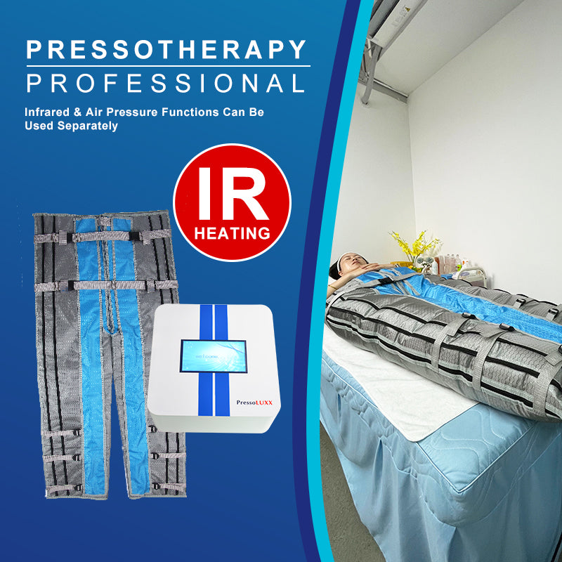 Pressotherapy 16 Chamber pressluxx pressure Lymphatic Drainage Machine with Infrared & Dynamic Air Compression