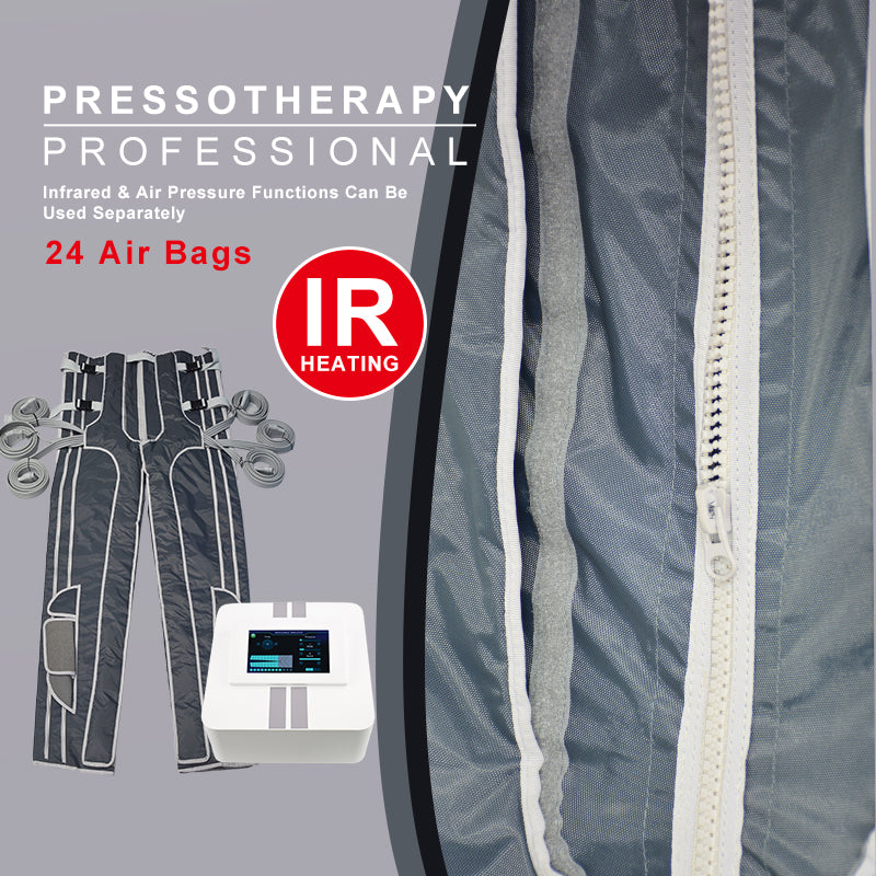 24 airbags Chambers Muscle recovery Lymphatic Drainage Circulation Therapy Pressotherapy compression Presoterapia Machine Wellness spa