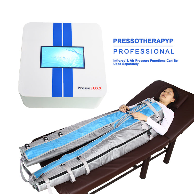 Pressotherapy 16 Chamber pressluxx pressure Lymphatic Drainage Machine with Infrared & Dynamic Air Compression