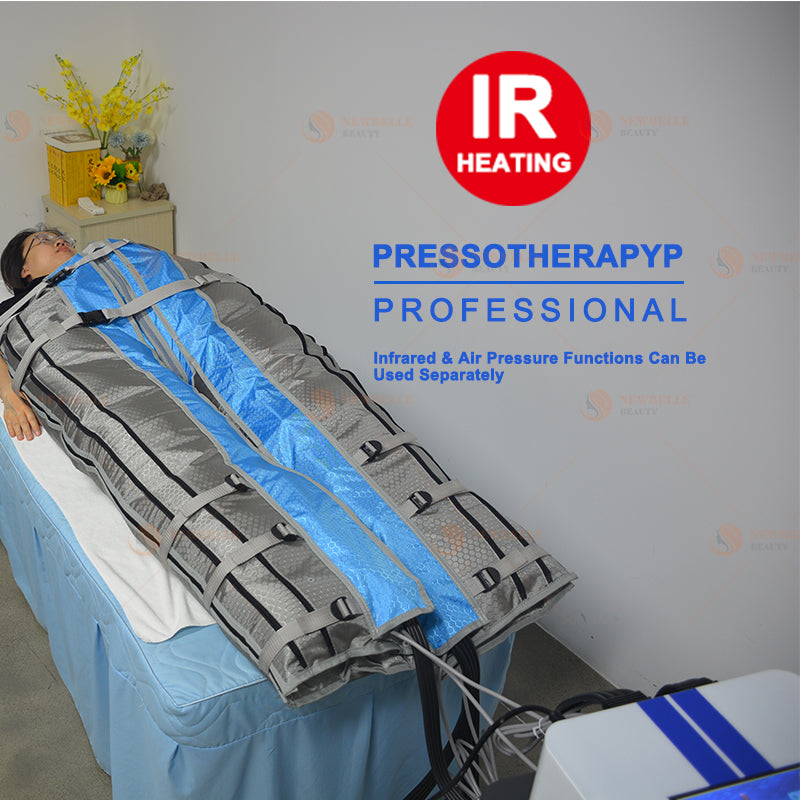 Pressotherapy 16 Chamber pressluxx pressure Lymphatic Drainage Machine with Infrared & Dynamic Air Compression