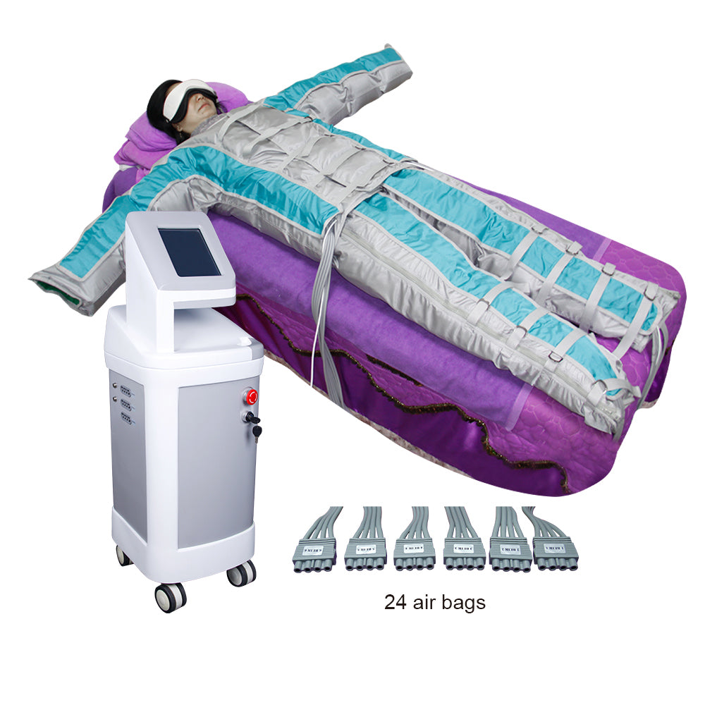 BR616 Infrared FIR heating Pressotherapy Lymphatic Drainage Machine with Eye Massage slimming