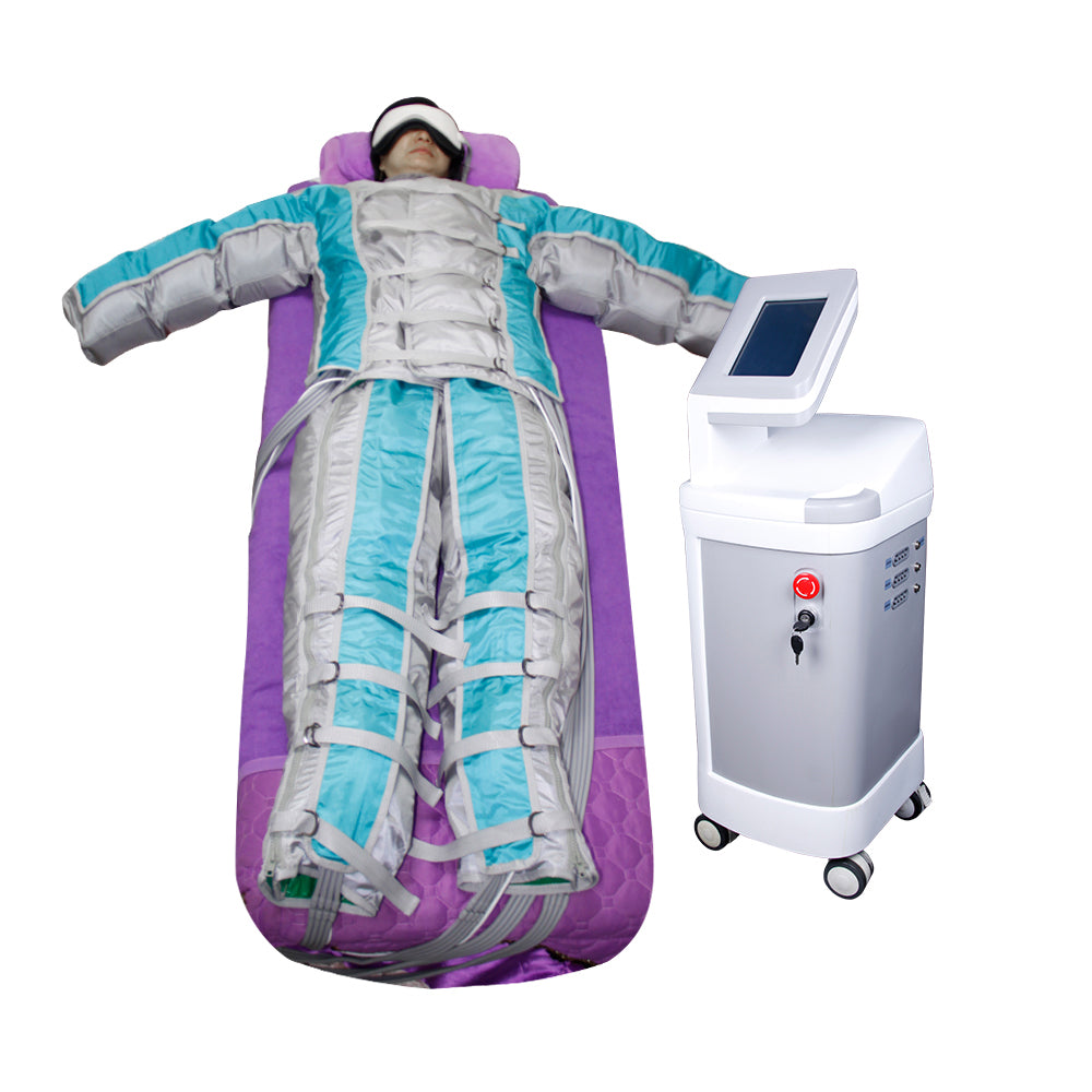 BR616 Infrared FIR heating Pressotherapy Lymphatic Drainage Machine with Eye Massage slimming