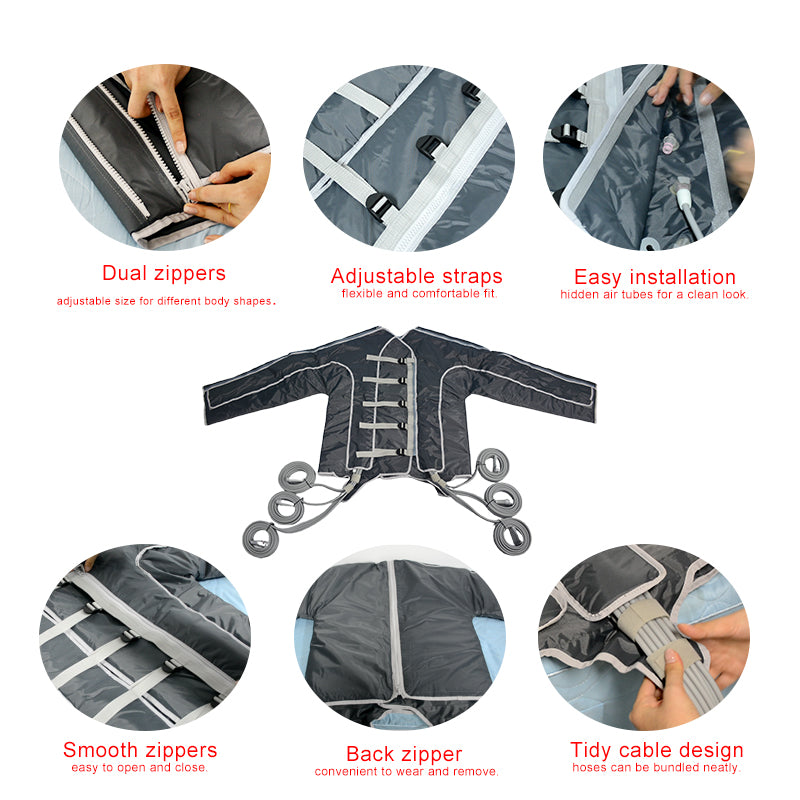 48 Airbags jacket&pants Pressotherapy Machine Lymphatic Drainage Body Slimming & Shaping & Recovery Device – SA06F