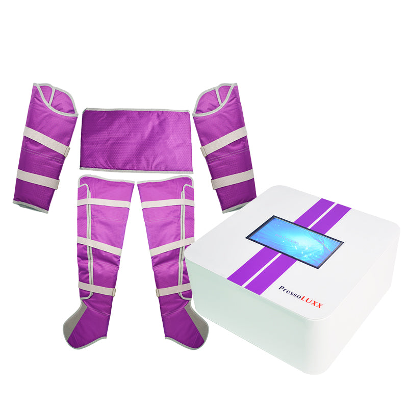 16 airbags Pressotherapy muscle recovery device Máquina de terapia infrarroja con traje de presión de aire y drenaje linfático Pressluxx de