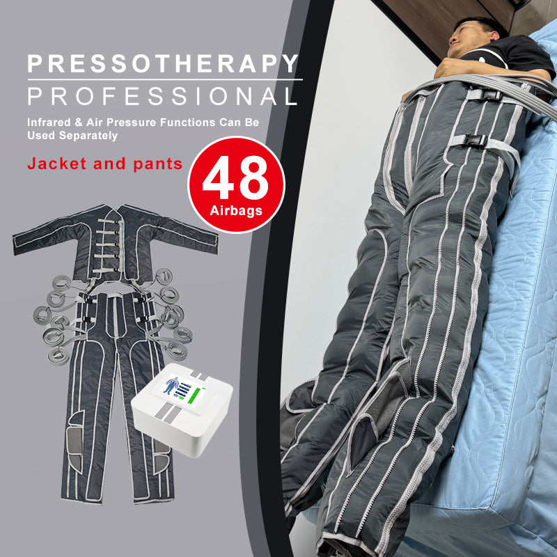 48 Airbags jacket&pants Pressotherapy Machine Lymphatic Drainage Body Slimming & Shaping & Recovery Device – SA06F
