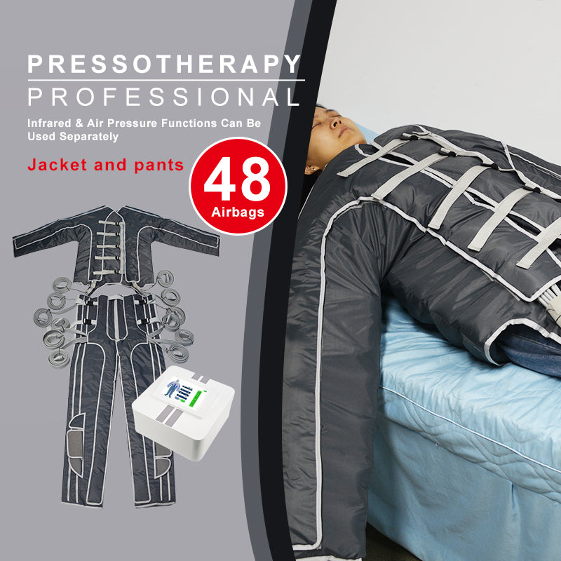48 Airbags jacket&pants Pressotherapy Machine Lymphatic Drainage Body Slimming & Shaping & Recovery Device – SA06F