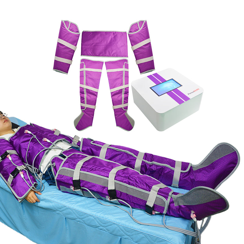 16 airbags Pressotherapy muscle recovery device Máquina de terapia infrarroja con traje de presión de aire y drenaje linfático Pressluxx de