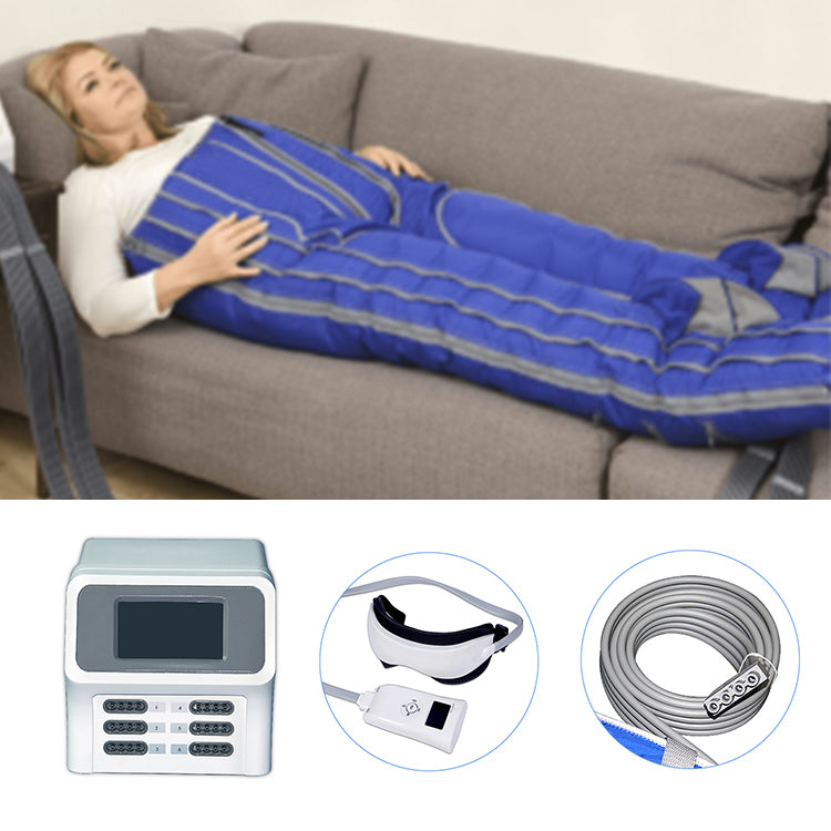 BR615 High Waist Pressotherapy Suit | 24 Air compression Chambers Lymphatic Drainage Massage detox therapy Machine