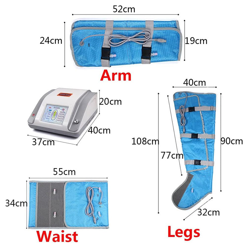 Professional body slimming Pressotherapy Lymphatic Drainage 360 mmHg Air Pressure Suit Infrared Therapy Weight Loss detox,massage Machine wellness SA06A