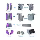 44 airbags pressotherapy Lymphatic Drainage Air Compression presoterapia pneumatic massage Massager Machine body detox relaxation