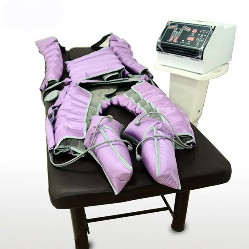44 airbags pressotherapy Lymphatic Drainage Air Compression presoterapia pneumatic massage Massager Machine body detox relaxation