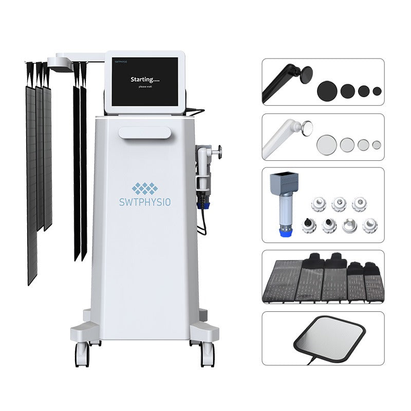 Multifunction 4-in-1 Shock Wave ret cet tecar maxlipo red light therapy machine 448K Body Care Machine