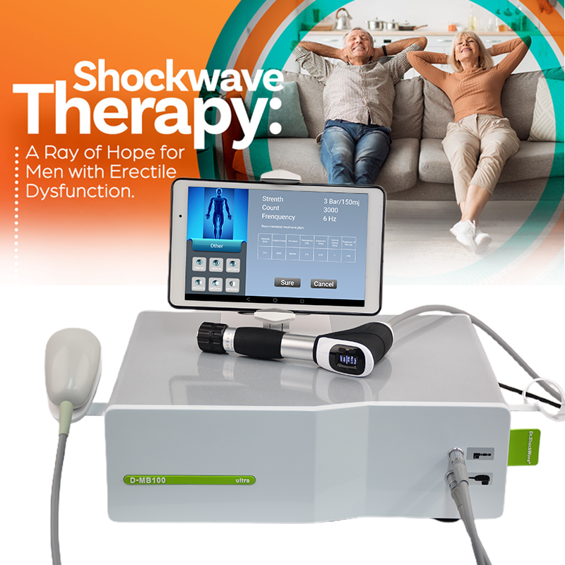 Shockwave Therapy Machine Professional Onda de choque Sports Injury Recovery System for Pain Relief & Rehabilitation