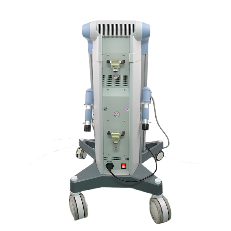 Professional Dual Handle Shockwave Therapy Machine – Pneumatic Ballistic Pain Relief & Rehabilitation System – Model SW25