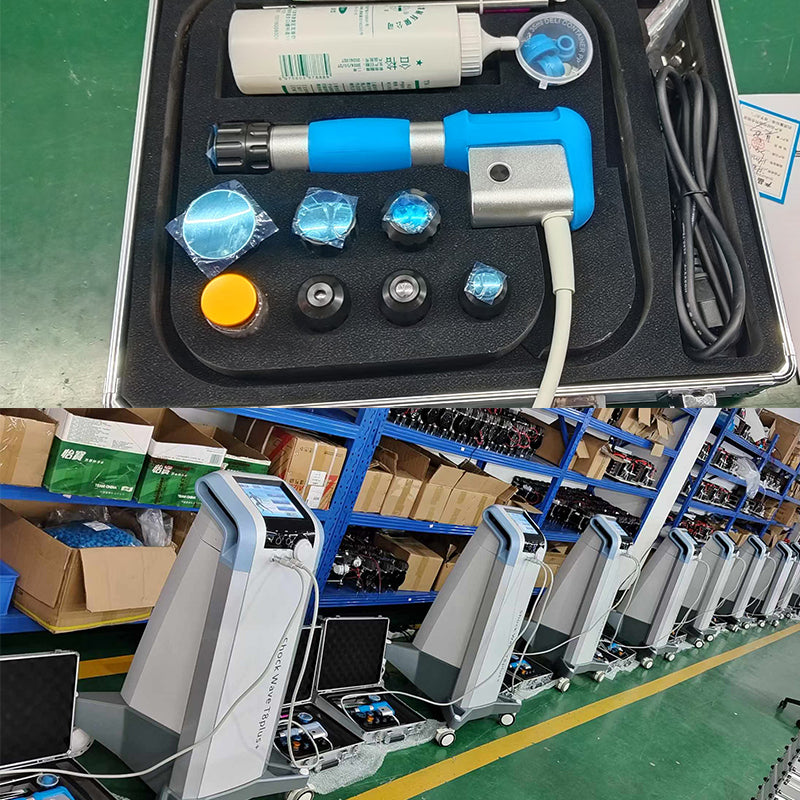 Professional Dual Handle Shockwave Therapy Machine – Pneumatic Ballistic Pain Relief & Rehabilitation System – Model SW25