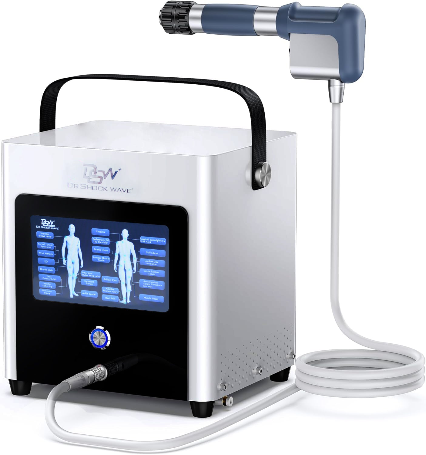 Portable Professional Pneumatic Shockwave Therapy Machine – Model SW30