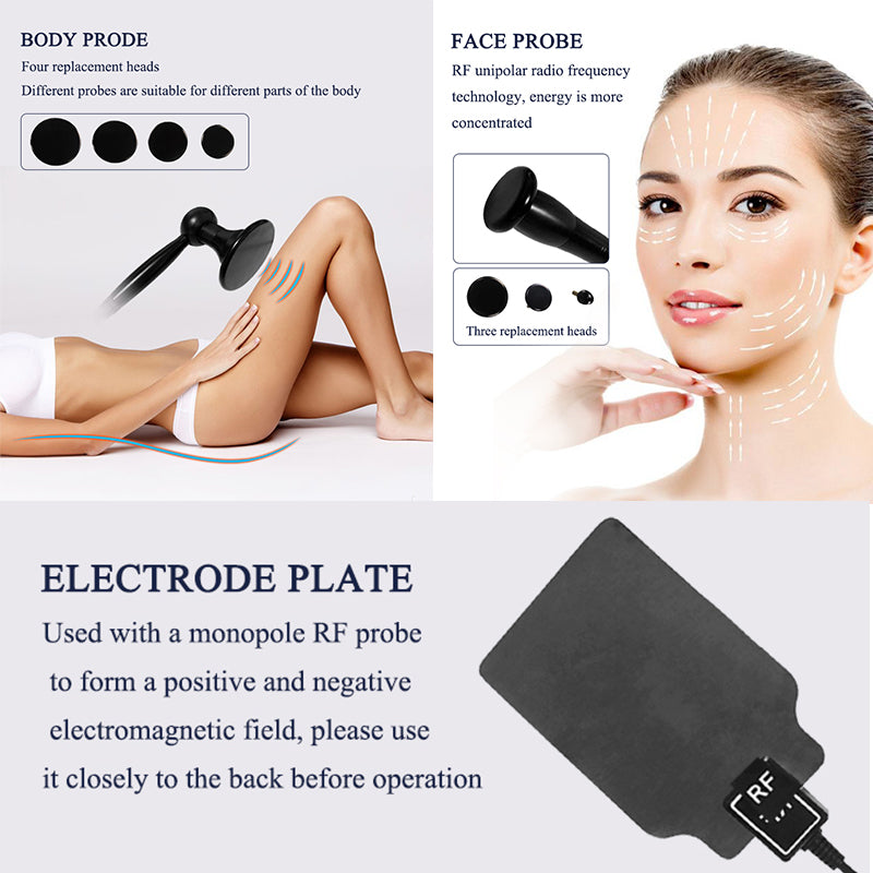 BR208 Monopolar RF radiofrequency device Skin Tightening Machine Professional Face & Body Lifting System