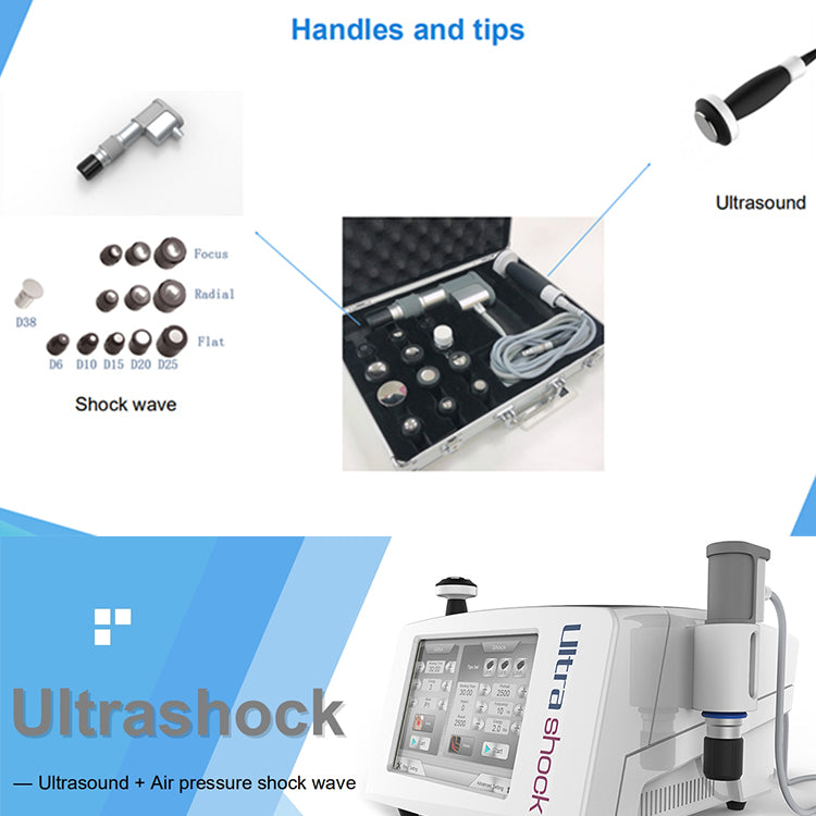 2IN1 Ultrashock Shockwave & Ultrasound Therapy Machine – Dual Technology Pain Relief & Rehabilitation System