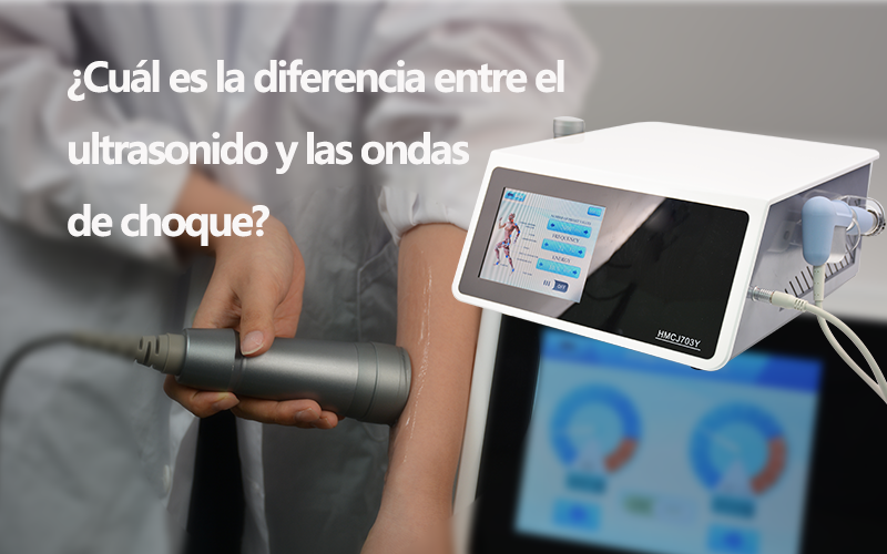 ¿Cuál es la diferencia entre el ultrasonido y las ondas de choque?