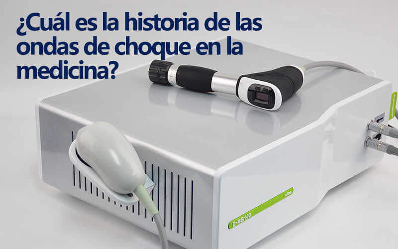 ¿Cuál es la historia de las ondas de choque en la medicina?