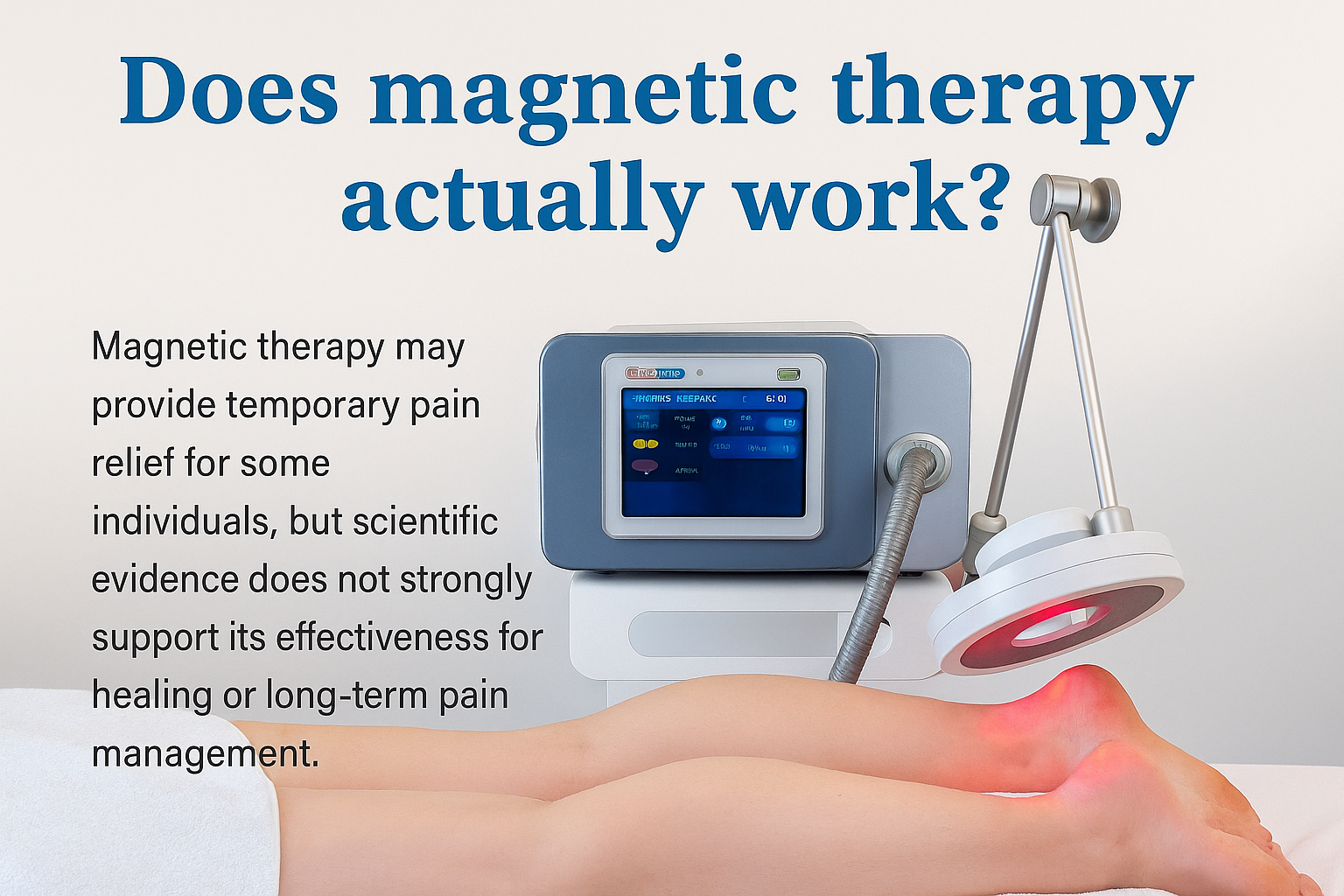 Does magnetic therapy actually work?