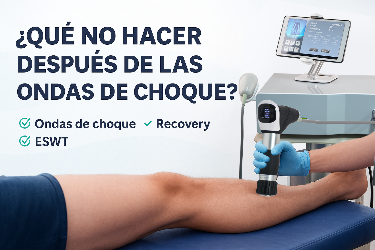 ¿Qué no hacer después de las ondas de choque?