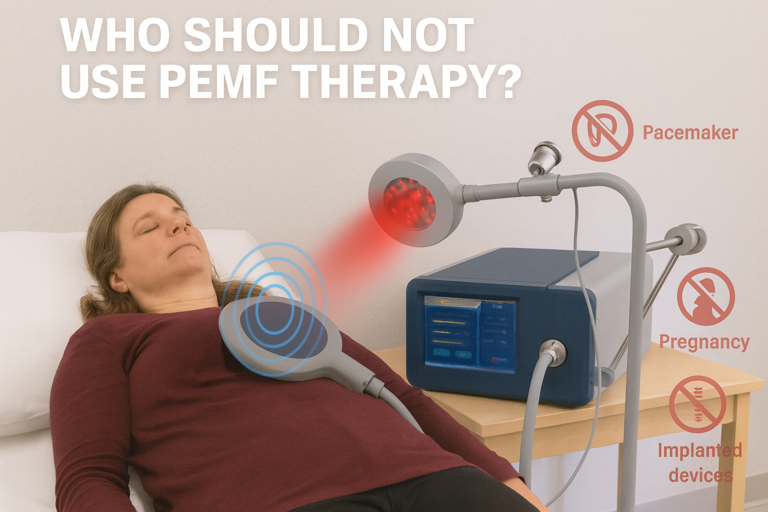 Who should not use PEMF therapy?
