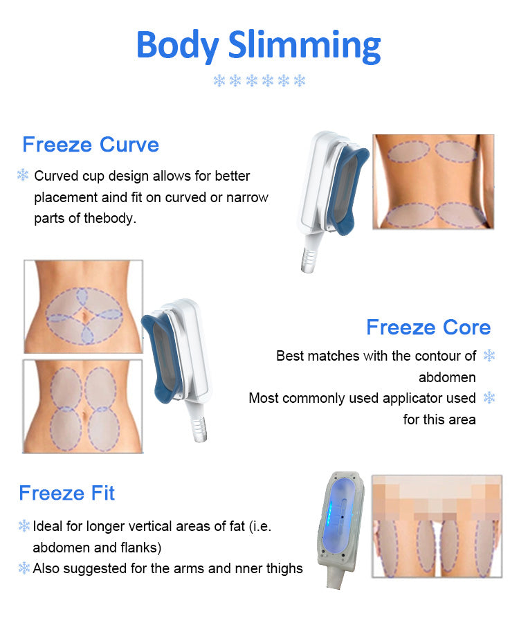 CTM49 360° Cryolipolysis Fat Freezing Machine – 4 Handle Vacuum Cooling Body Slimming Device