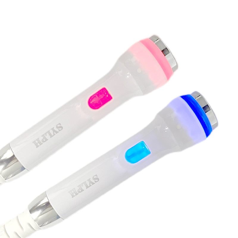 AGE-PRO Cryotherapy RF Facial Machine – Dual Handle Cooling & Heating Ultrasonic Skin Tightening Device