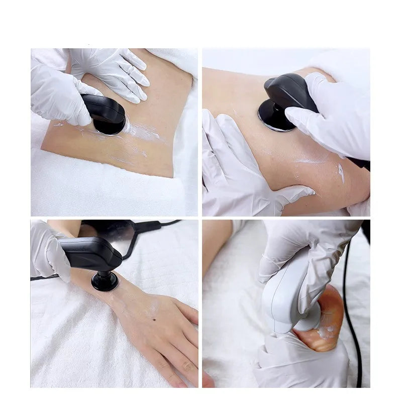 Máquina de diatermia adelgazante con radiofrecuencia monopolar CET RET de 448 K para el cuidado corporal y el calentamiento profundo, terapia muscular Tecar RF y fisioterapia.