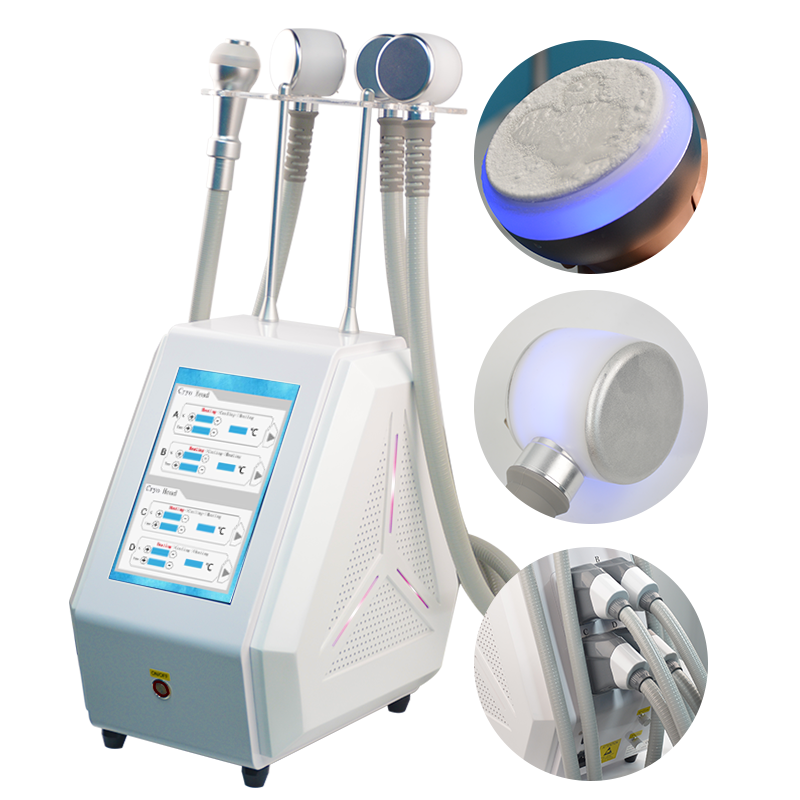 Cryoskin C10 Cryo Thermal Shock Body Sculpting Machine with 4 Pads safe fat reduction & skin firming