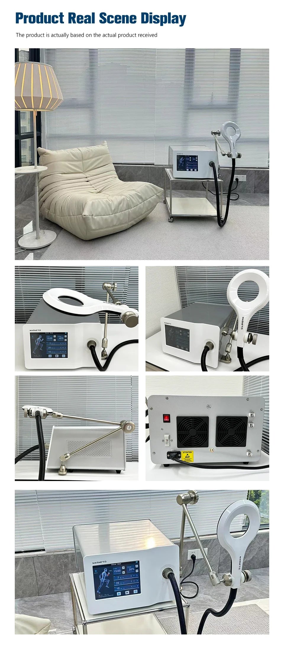 EMTT Magneto Transduction Magnetic Therapy for Pain Relief Sport Injuries Treatment Electric Body Massager Machine