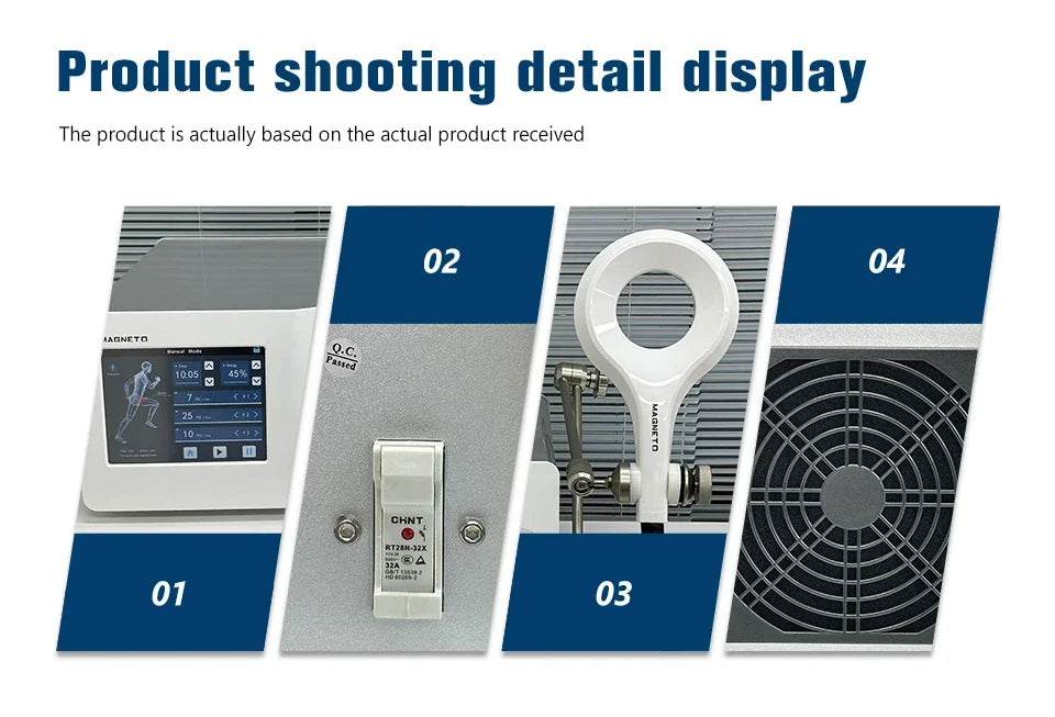 EMTT Magneto Transduction Magnetic Therapy for Pain Relief Sport Injuries Treatment Electric Body Massager Machine